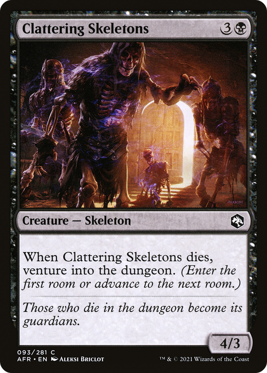 Clattering Skeletons