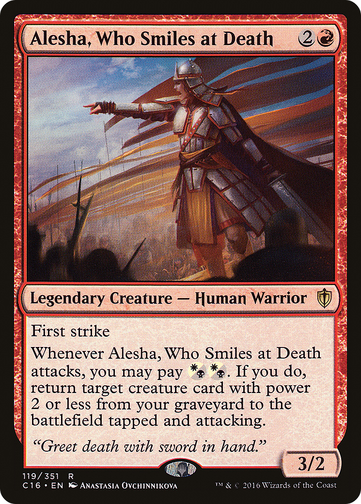 Alesha, Who Smiles at Death