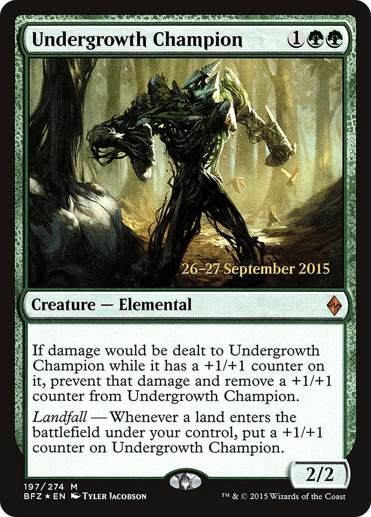 Undergrowth Champion