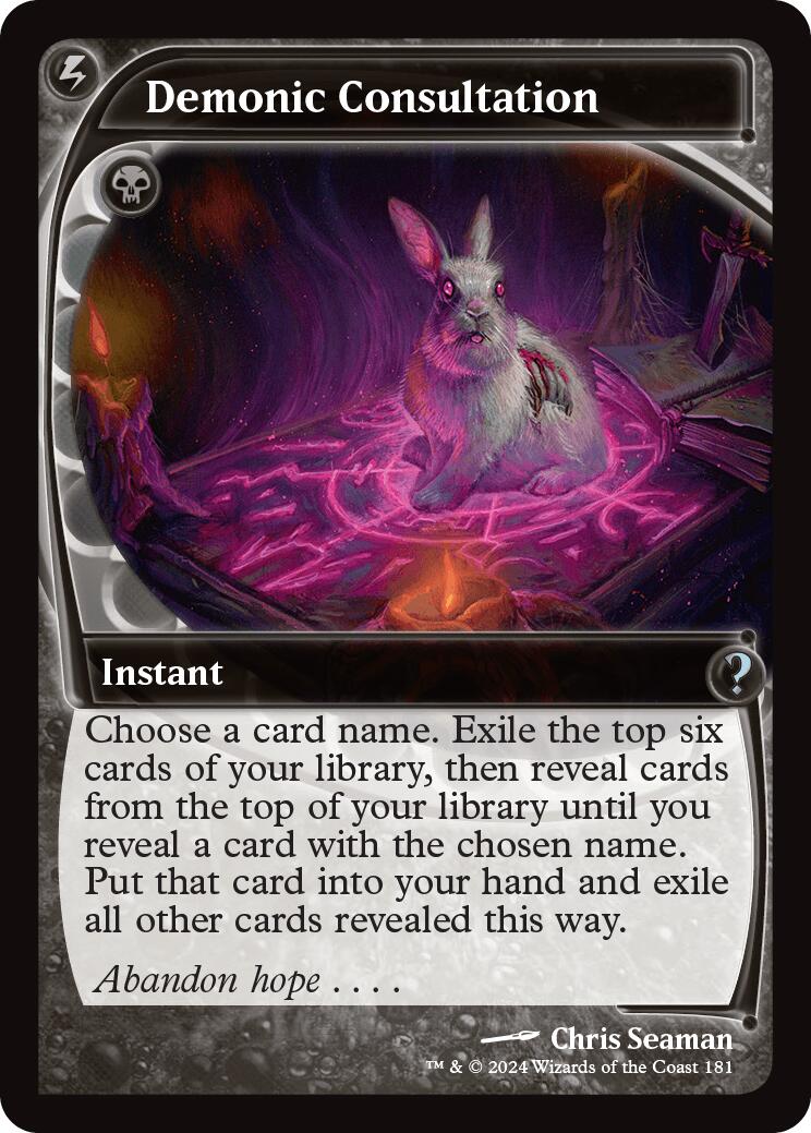 Demonic Consultation (Future Sight) [MB2 - 181]