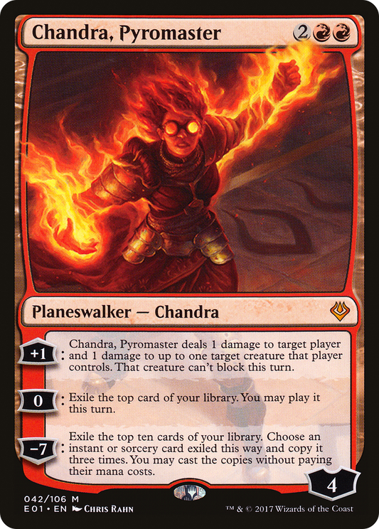 Chandra, Pyromaster