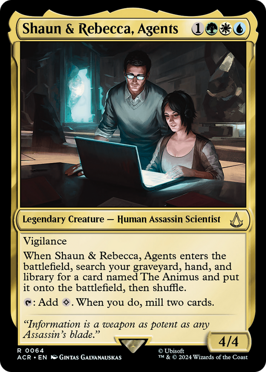 Shaun & Rebecca, Agents