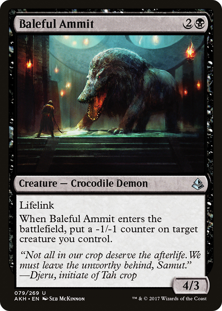 Baleful Ammit